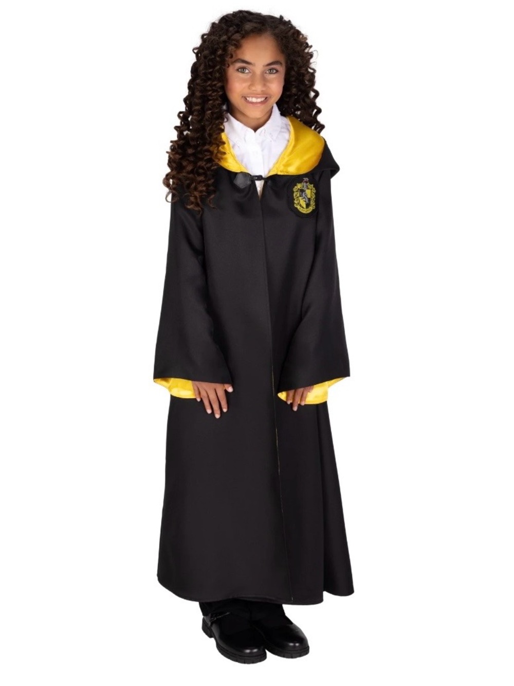 Harry Potter Kids Wizard Robe. Pick - Hufflepuff (Yellow) or Ravenclaw (Blue) - Picture 10 of 13
